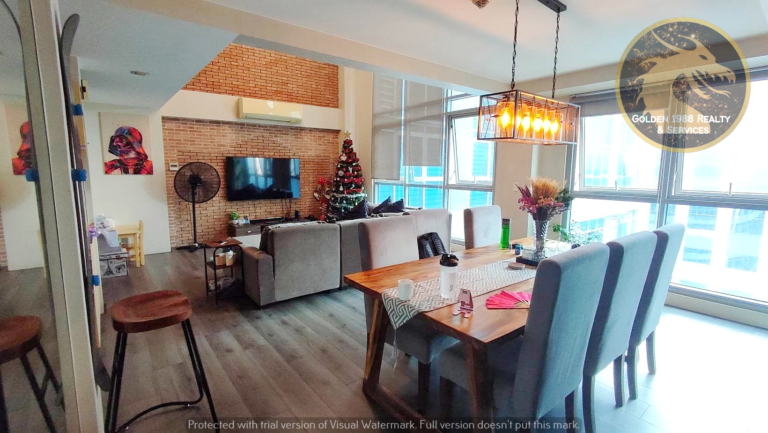 2 Bedroom loft unit fully furnished in Eastwood city for sale